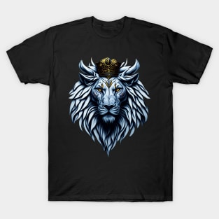 Blue lion art design T-Shirt